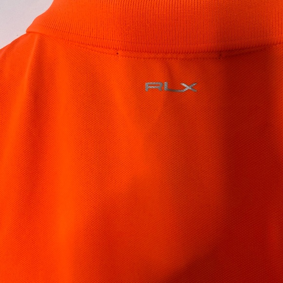 Ralph Lauren RLX XL  CORAL COLOR  Wicking Polo Shirt Snap Buttons NWT - Picture 10 of 14